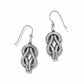 Brighton Interlok Harmony Two-Tone French Wire Earrings - Silver and Gold