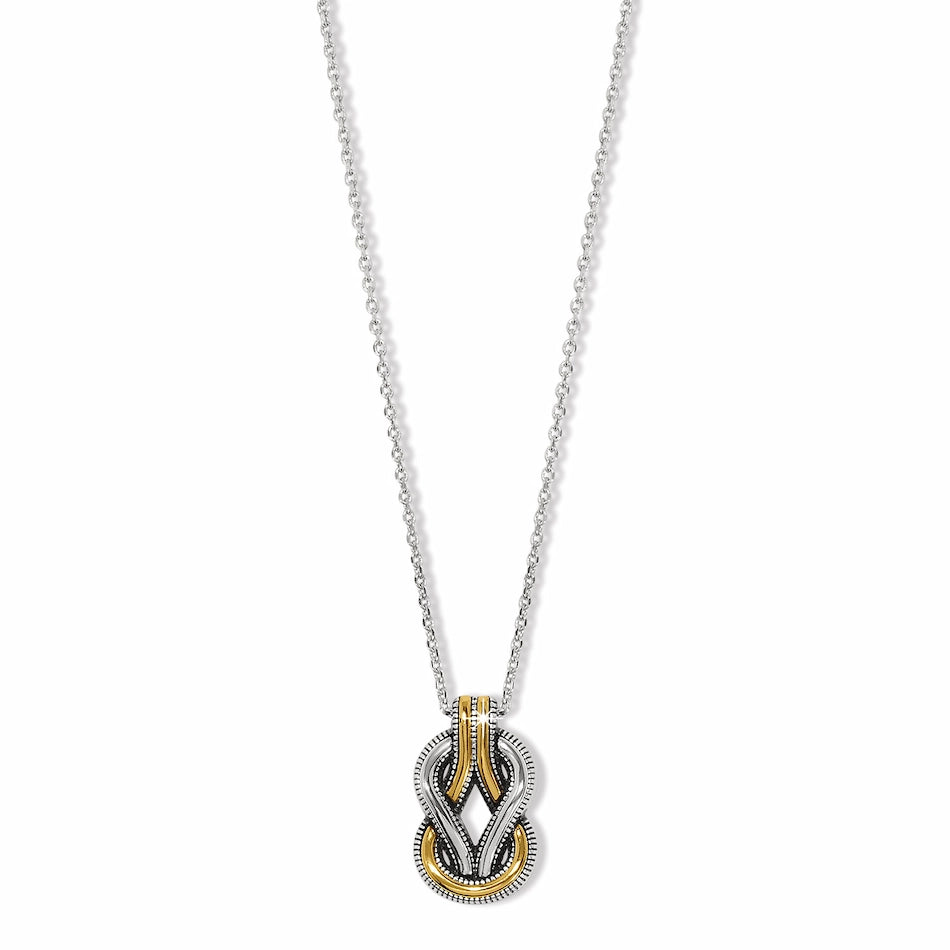 Brighton Interlok Harmony Two-Tone Necklace - Silver and Gold