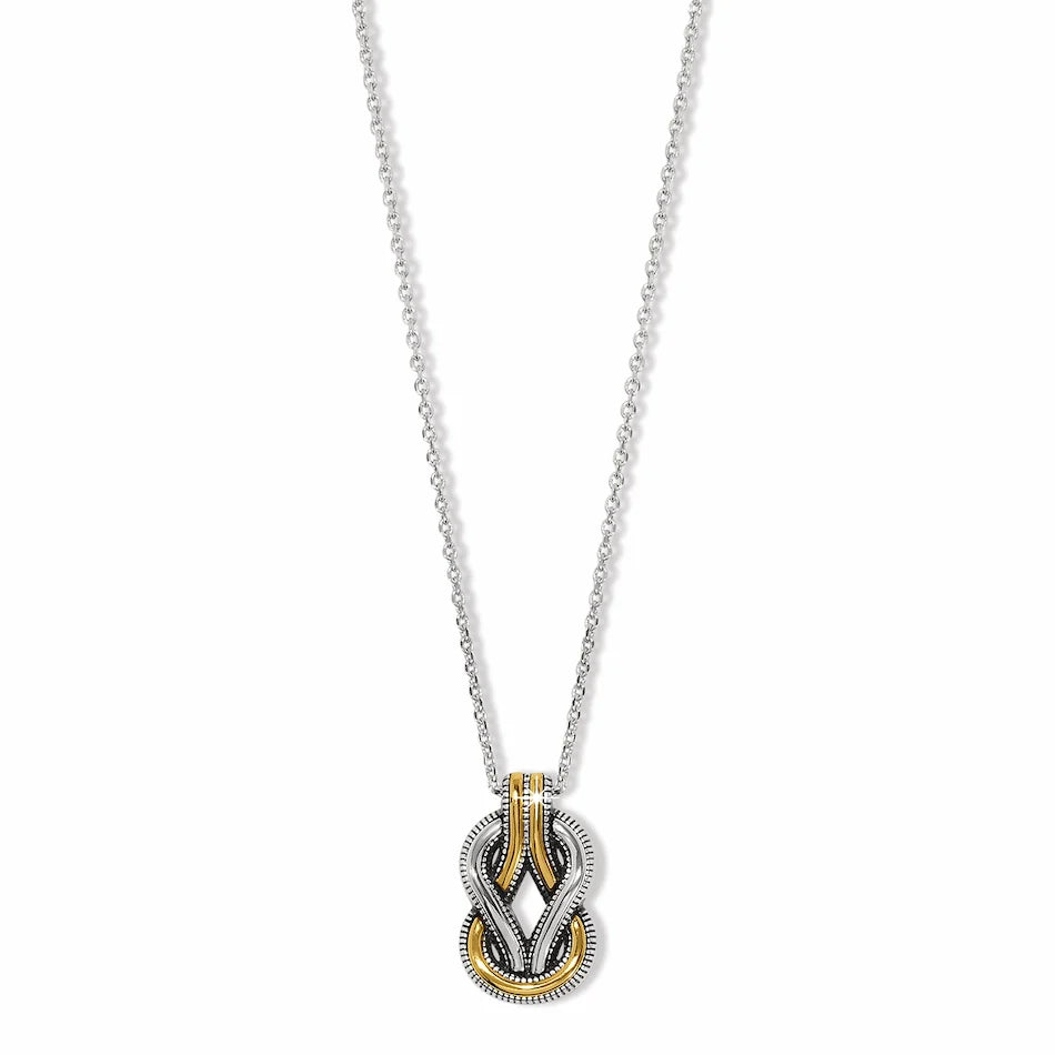 Brighton Interlok Harmony Two-Tone Necklace - Silver and Gold
