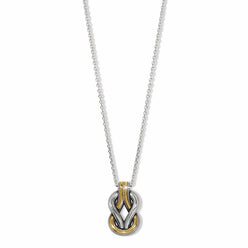 Brighton Interlok Harmony Two-Tone Necklace - Silver and Gold