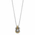 Brighton Interlok Harmony Two-Tone Necklace - Silver and Gold