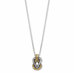 Brighton Interlok Harmony Two-Tone Necklace - Silver and Gold