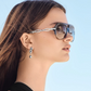Interlok Twist Aviator Sunglasses