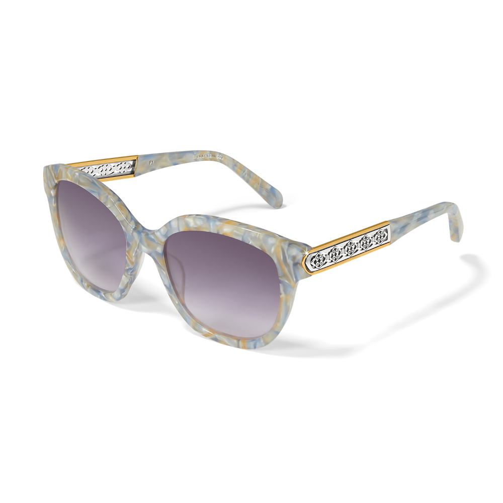 Blue beach sunglasses for women from Brighton Designs.