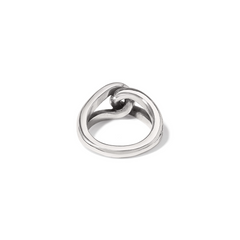 Interlok Bold Ring in color Silver.