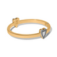Love Messages Be Bold Hinged Bangle