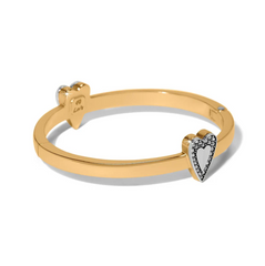 Love Messages Be Bold Hinged Bangle