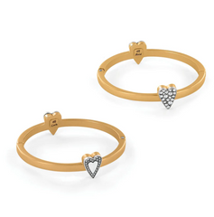 Love Messages Be Bold Hinged Bangle