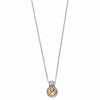 Brighton Meridian Aurora Petite Necklace - Silver-Golden