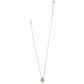 Brighton Meridian Aurora Petite Necklace - Silver-Golden