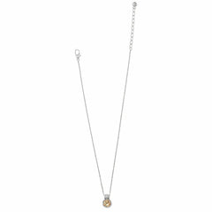Brighton Meridian Aurora Petite Necklace - Silver-Golden