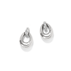 Meridian Orbit Post Drop Earrings.