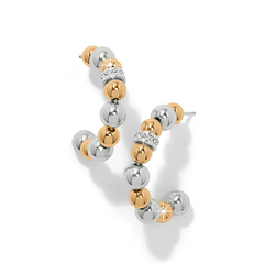 Meridian Petite Station Hoop Earrings