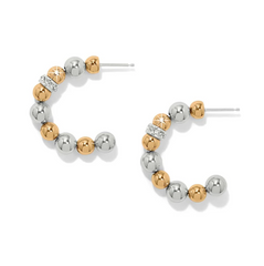 Meridian Petite Station Hoop Earrings