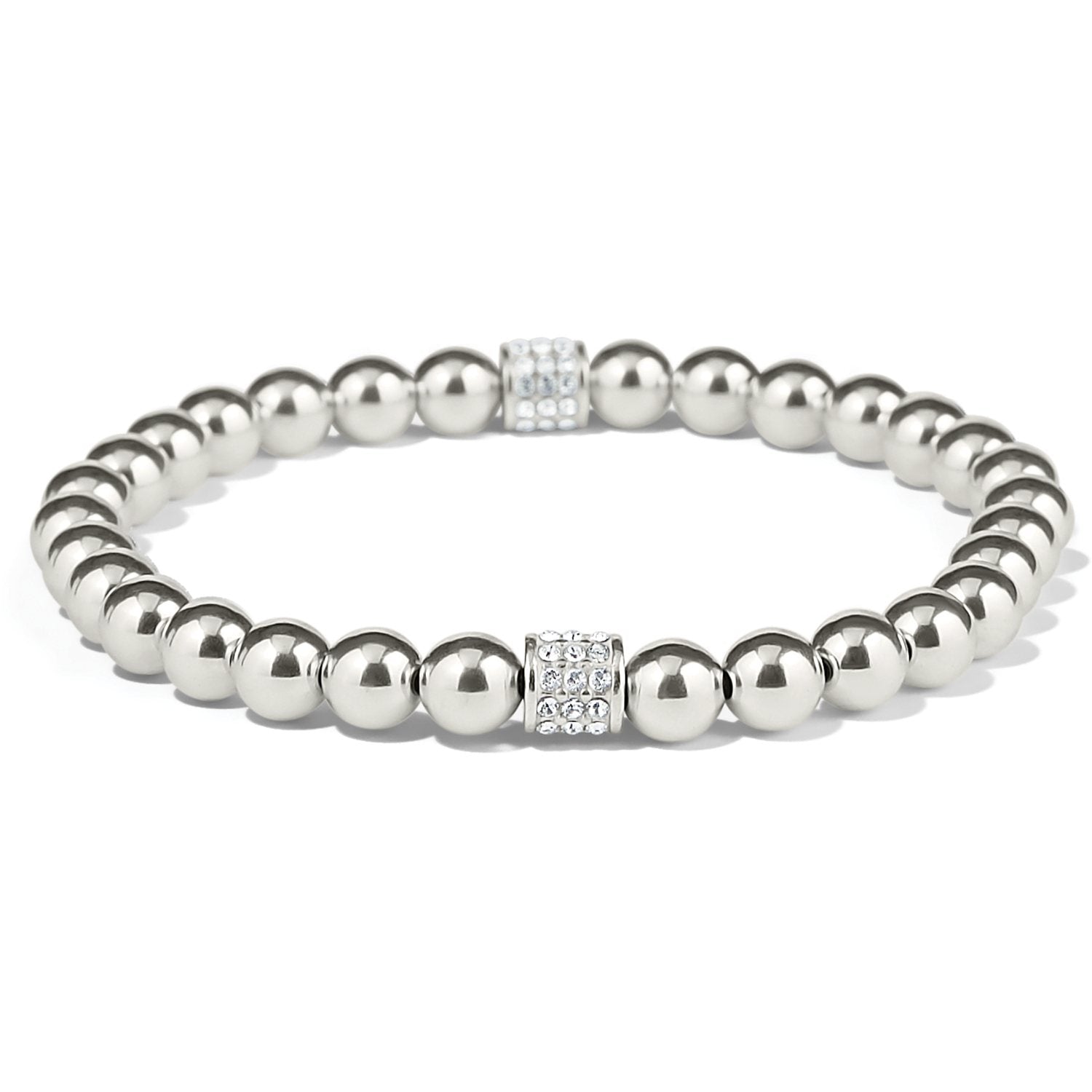 Brighton Meridian Petite Silver Stretch Bracelet.