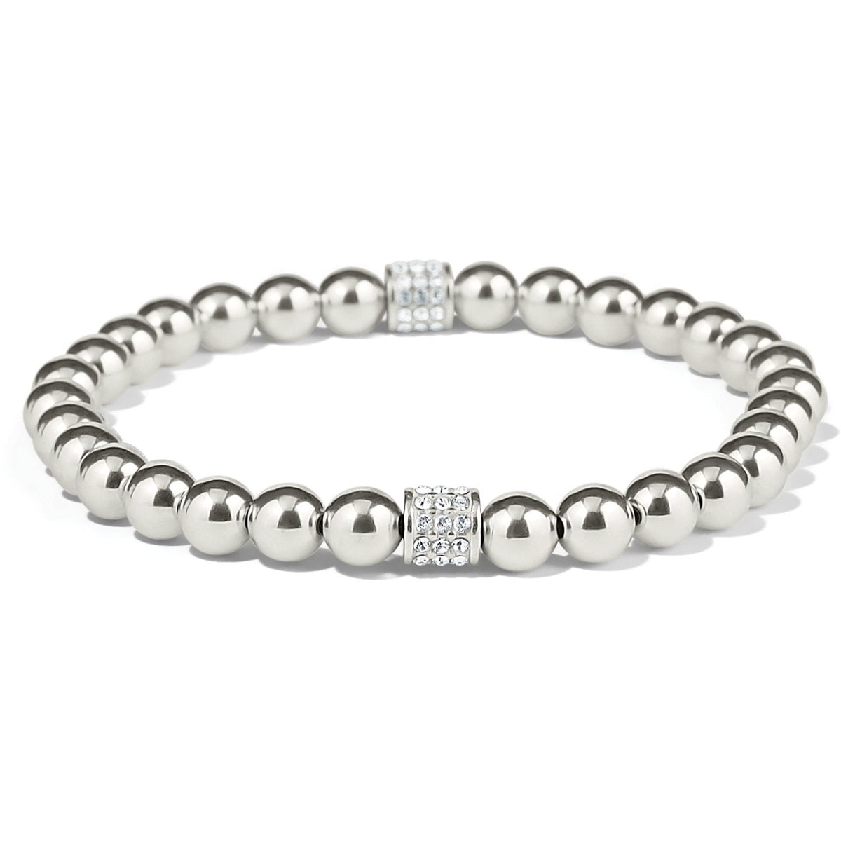 Brighton Meridian Petite Silver Stretch Bracelet.