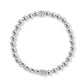Brighton Meridian Petite Silver Stretch Bracelet.
