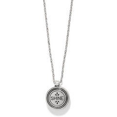 Mosaic Round Mini Two Tone Necklace from Brighton.