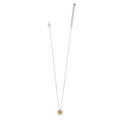 Mosaic Round Mini Two Tone Necklace from Brighton.