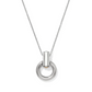 Mosaic Two Tone Link Ring Necklace
