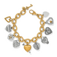 One Heart Large Charm Bracelet
