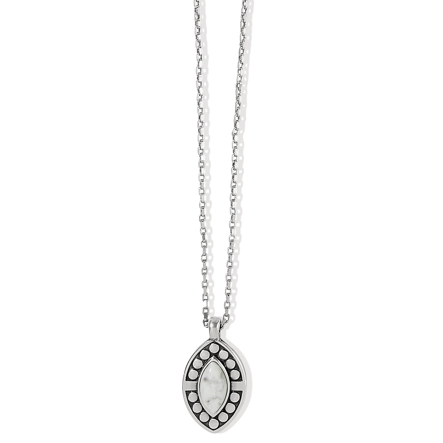 Brighton Pebble Dot Dream Howlite Short Necklace.