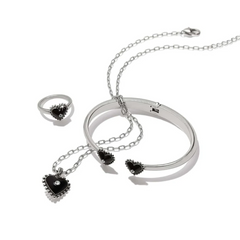 Pretty Tough Amour Heart Necklace