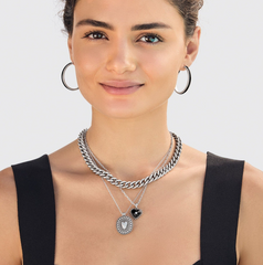 Pretty Tough Amour Heart Necklace