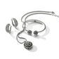 Pretty Tough Blossom Open Hinged Bangle