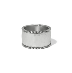 Pretty Tough Gem Wide Band Ring