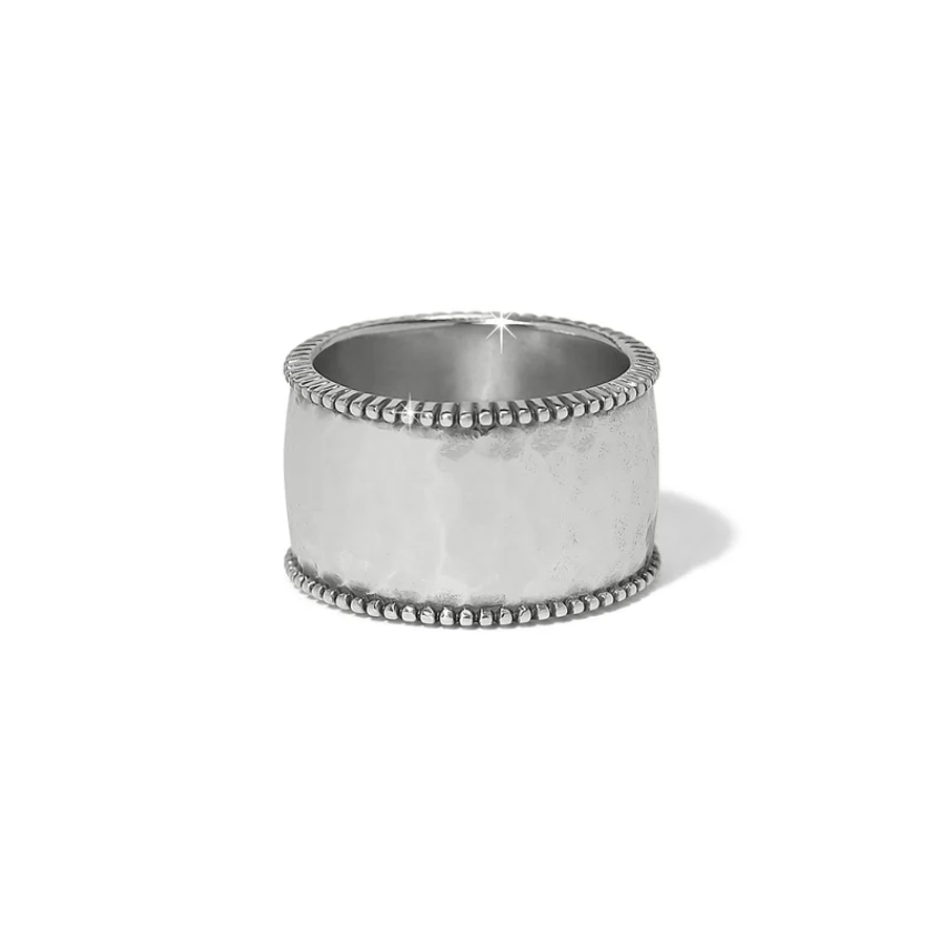 Pretty Tough Gem Wide Band Ring