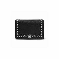 Brighton Pretty Tough Stud Medium Wallet - Black