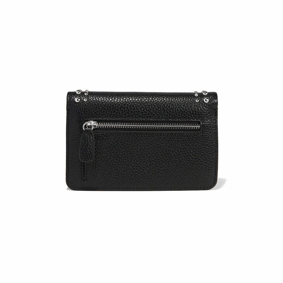 Brighton Pretty Tough Stud Medium Wallet - Black