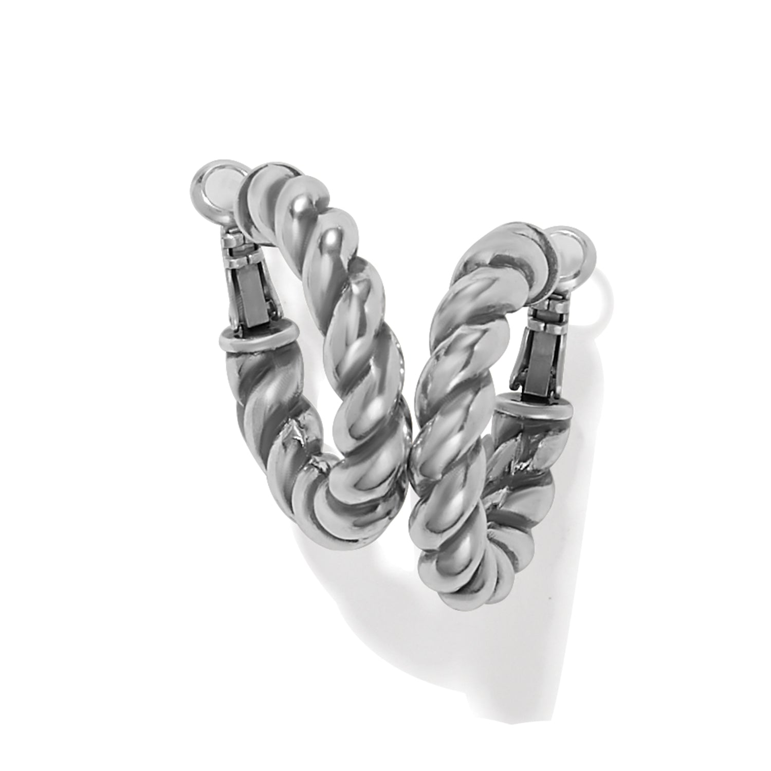 Athena Scalloped Post Drop Earrings