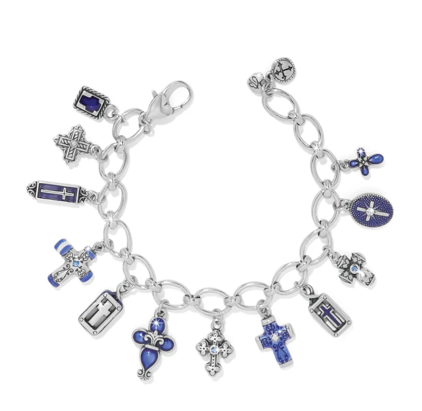 Unity Cross Charm Bracelet