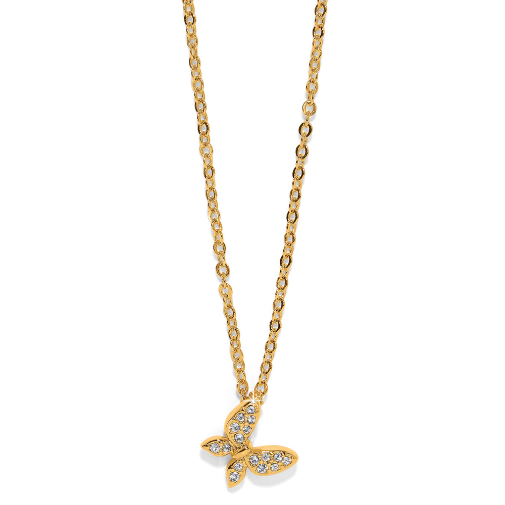 Enchanting Butterfly Gold Necklace from Brighton Designs.