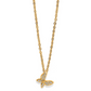 Enchanting Butterfly Gold Necklace from Brighton Designs.