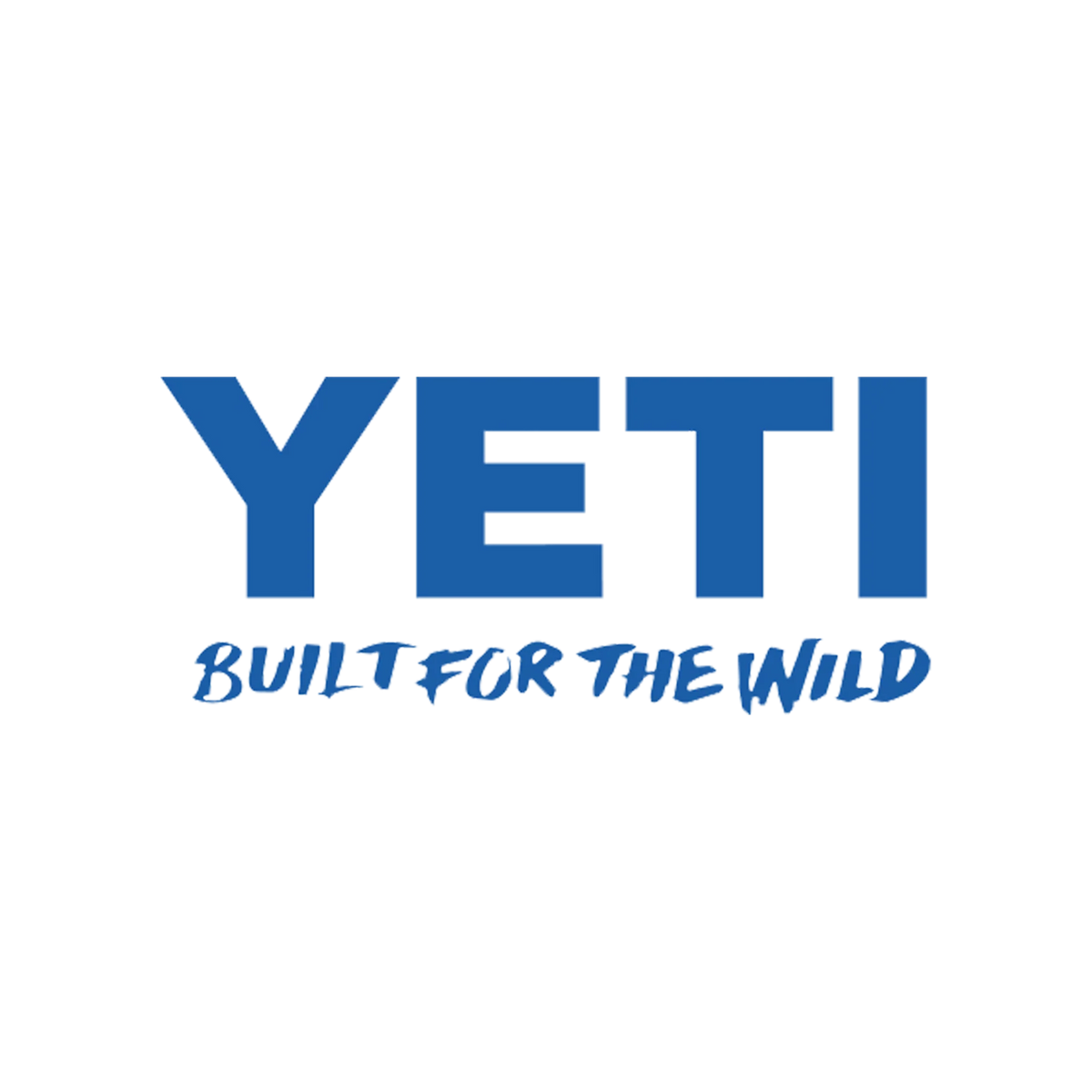 YETI Built for the Wild Decal Blue