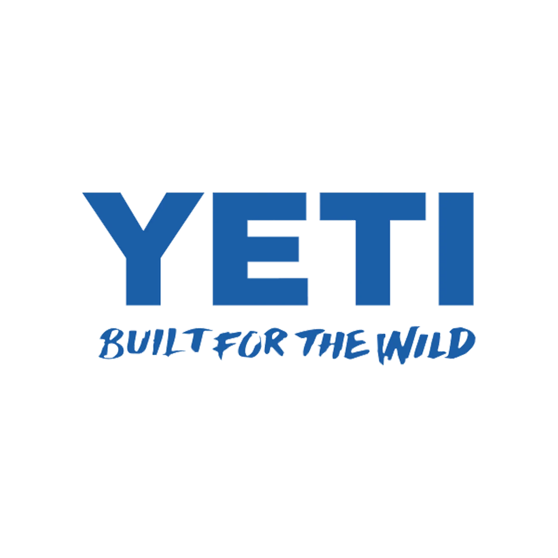 YETI Built for the Wild Decal Blue