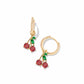 Cherry Huggie Earrings in Gold from Kendra Scott.