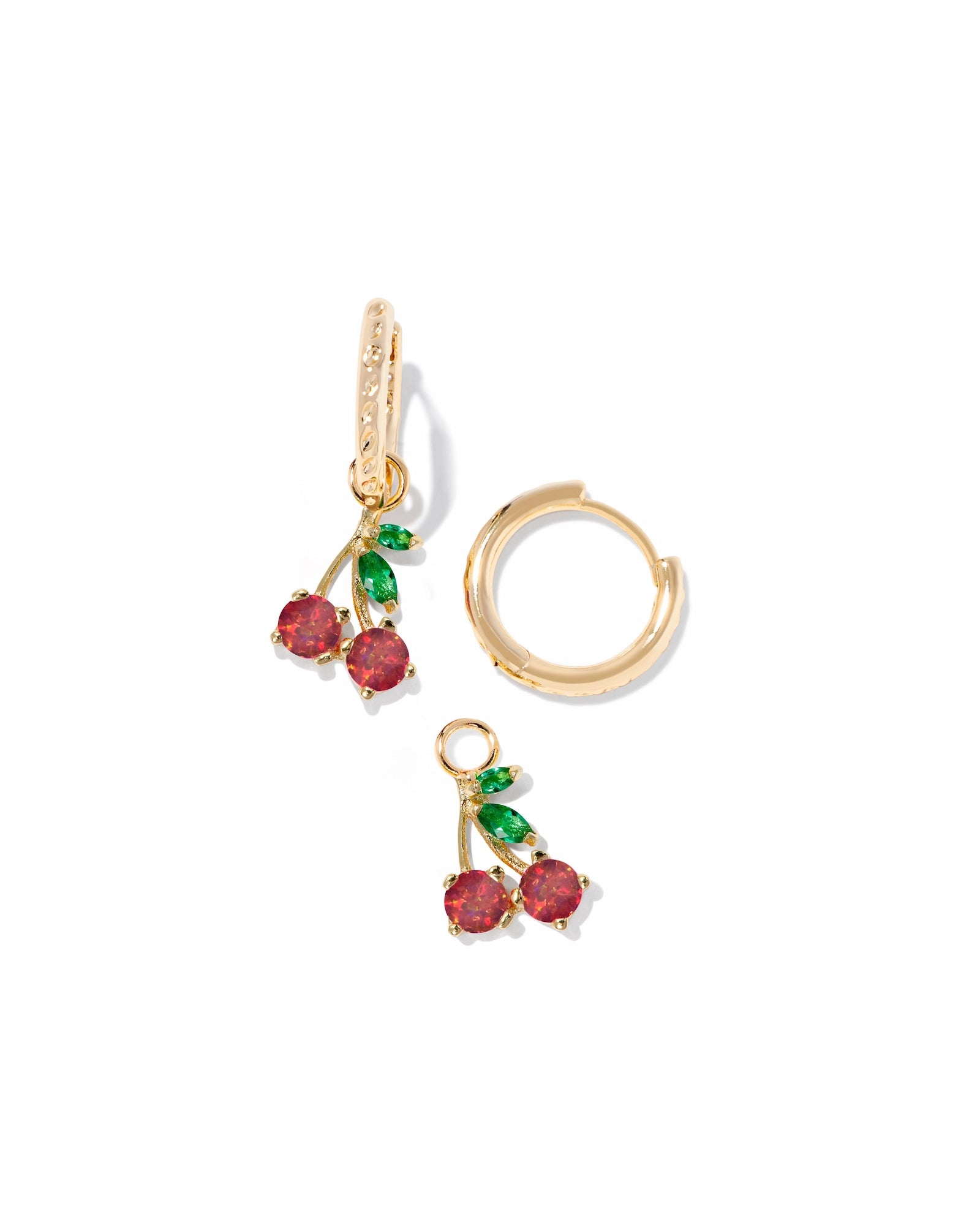 Cherry Huggie Earrings