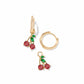 Cherry Huggie Earrings in Gold from Kendra Scott.