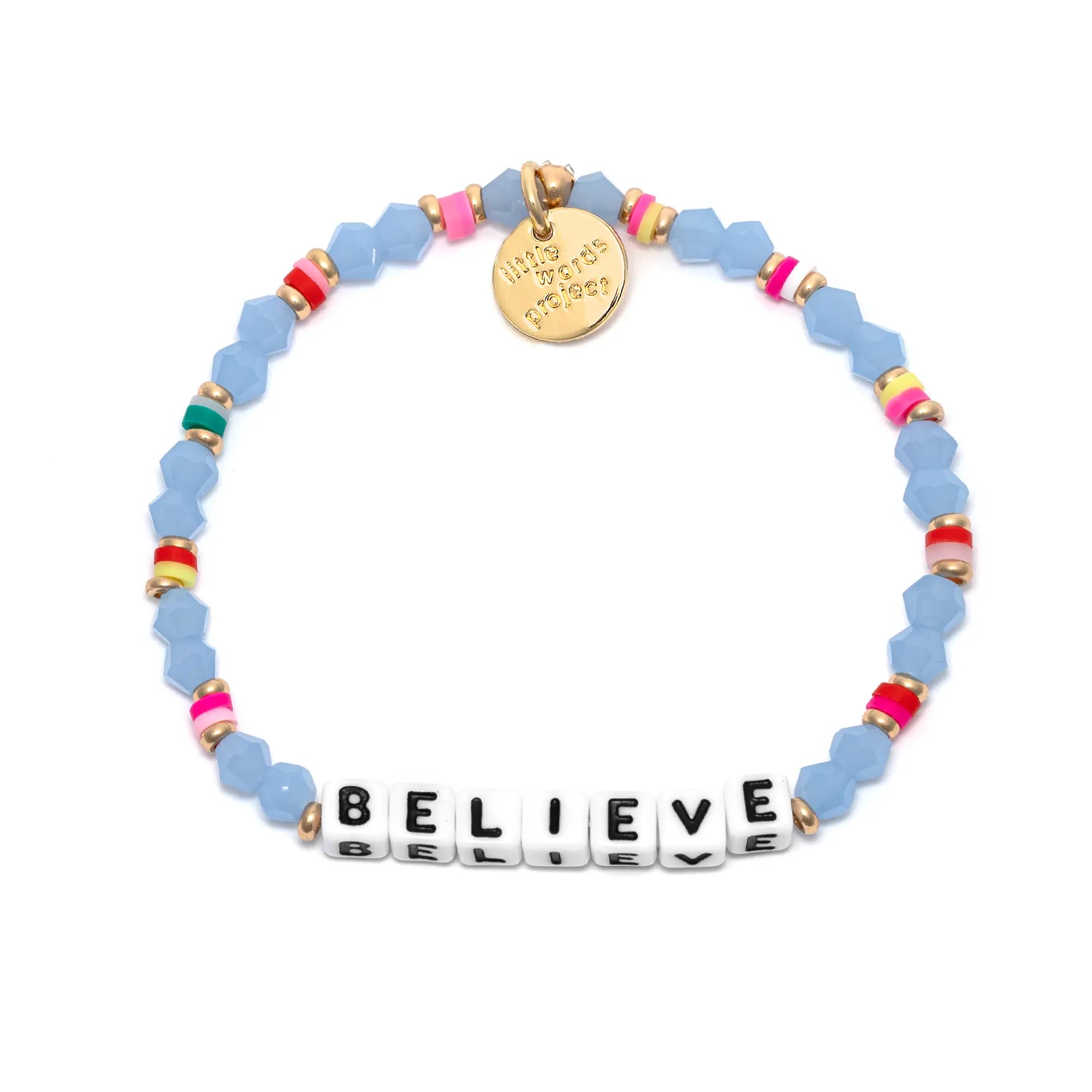 Believe Rainbow Drops Bracelet - S/M