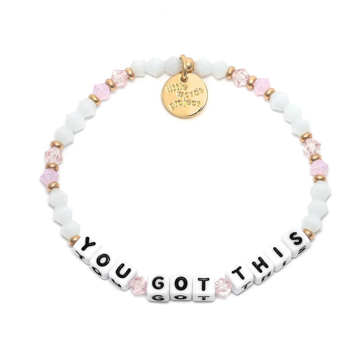 You Got This Clean Linen Bracelet S/M - Little Words Project