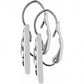 Contempo Heart Leverback Earrings Side VIew
