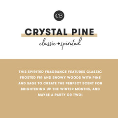 Crystal Pine Glimmer Oversized Capri Jar