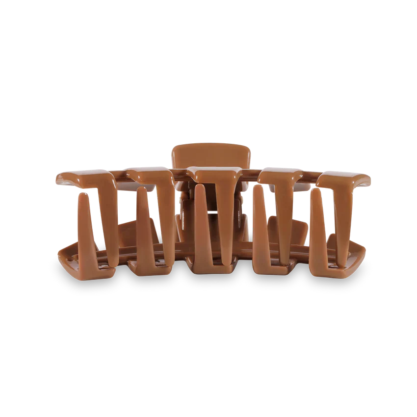 TELETIES Caramel Open Caramel Medium Hair Clip