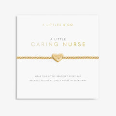 A Little Caring Nurse - Gold Bracelet Card View