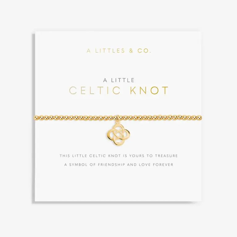 A Little Celtic Knot - Gold Bracelet Card View