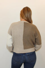 Charlie Colorblock Cardi Back View